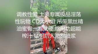 调教性爱 土豪专属极品淫荡性玩物 CD大小姐 吊带黑丝精油蜜臀一看就硬 缩阴功超能榨汁 猛男后入激怼喷浆