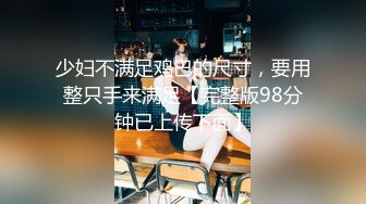 少妇不满足鸡巴的尺寸，要用整只手来满足【完整版98分钟已上传下面】