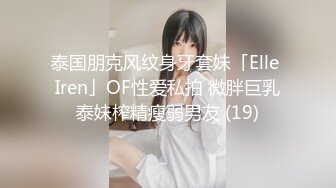 泰国朋克风纹身牙套妹「Elle Iren」OF性爱私拍 微胖巨乳泰妹榨精瘦弱男友 (19)