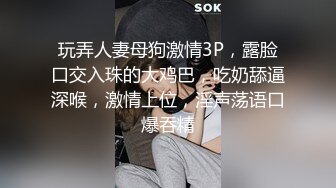 玩弄人妻母狗激情3P，露脸口交入珠的大鸡巴，吃奶舔逼深喉，激情上位，淫声荡语口爆吞精